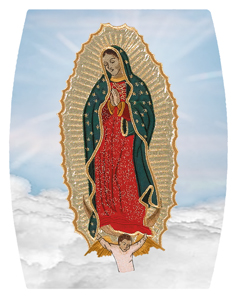 Lady of Gaudalupe Blue